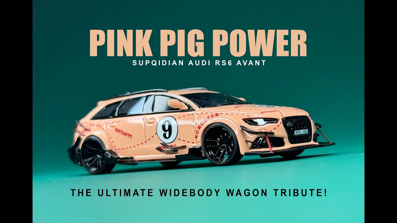 1/64 SUPqidian Audi RS6 Avant | Pink Pig Power | The Ultimate