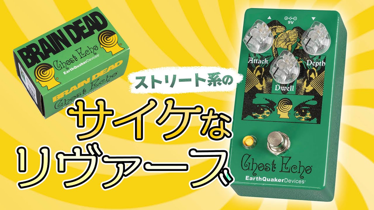 BRAIN DEAD Collaboration Ghost Echo Reverb Pedal! EarthQuaker
