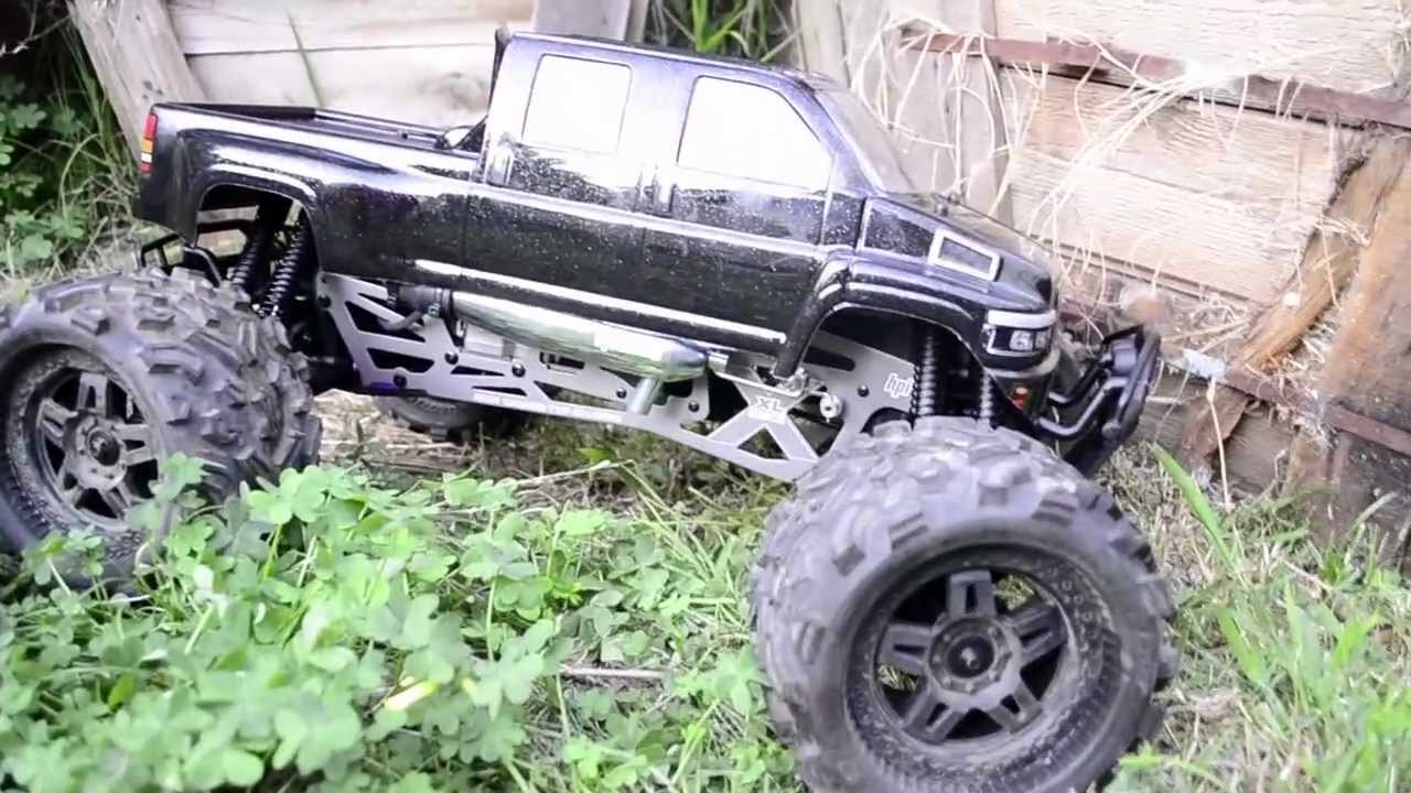 My new HPI Savage XL with Proline GMC topkick body and Bit joe