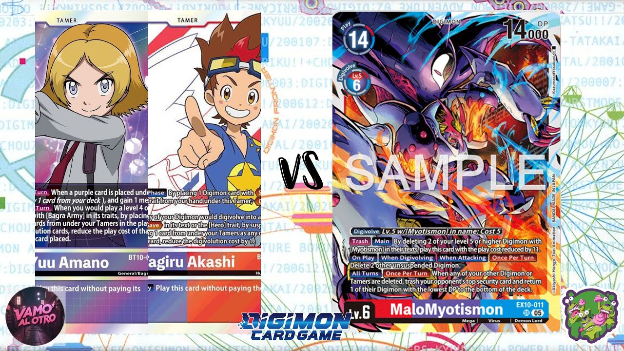 DIGIMON TCG: Local match Bagra/Hunter (Purple) vs MaloMyotismon