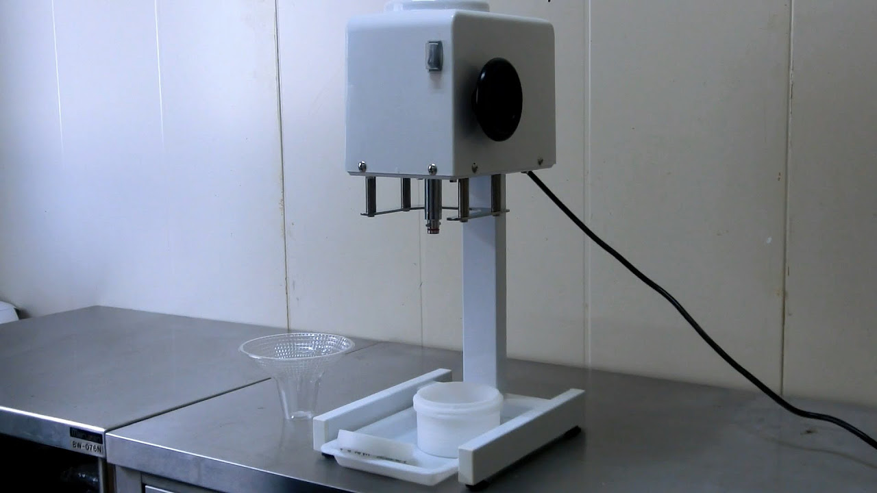 ワンショットスノーアイスマシンFY14の使用方法【スノーアイス