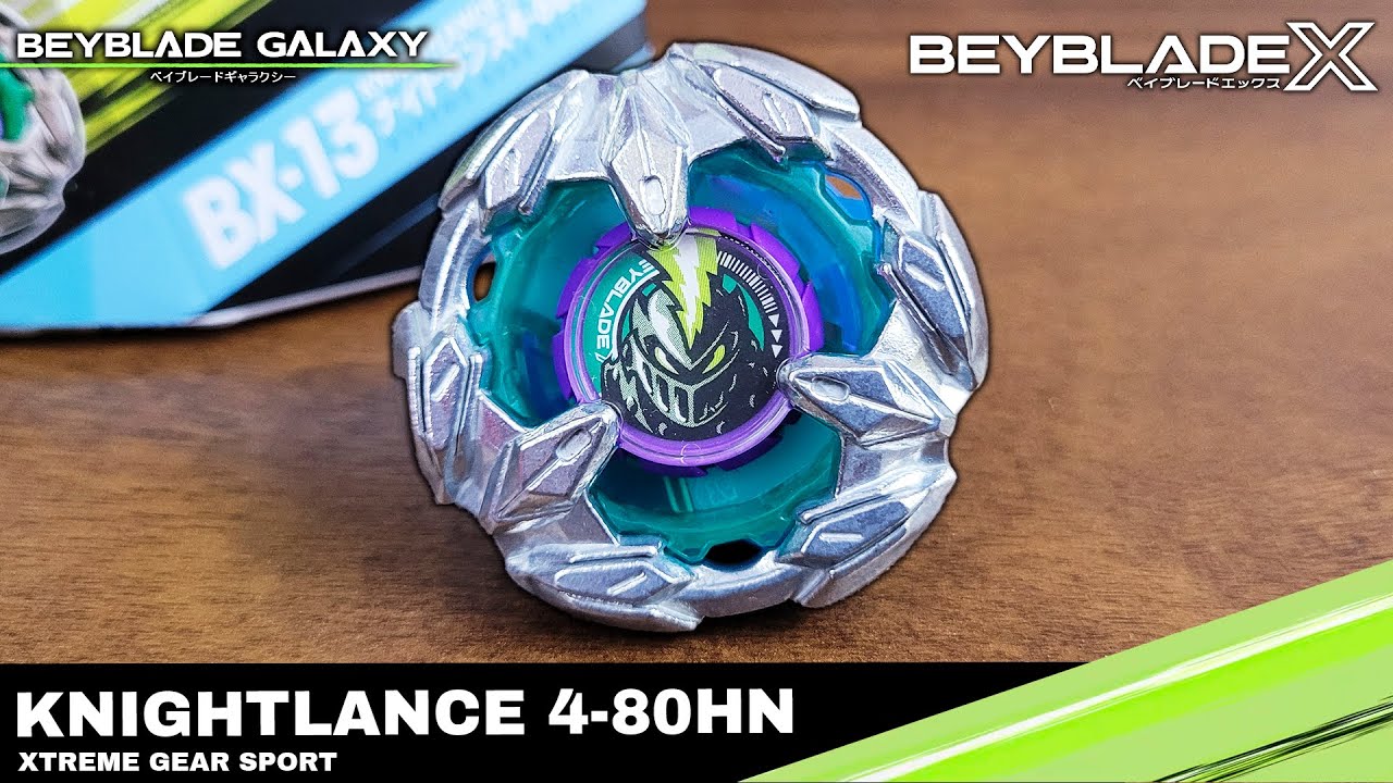 Análise BX-13 KNIGHT LANCE 4-80HN - Beyblade X ベイブレードX - YouTube