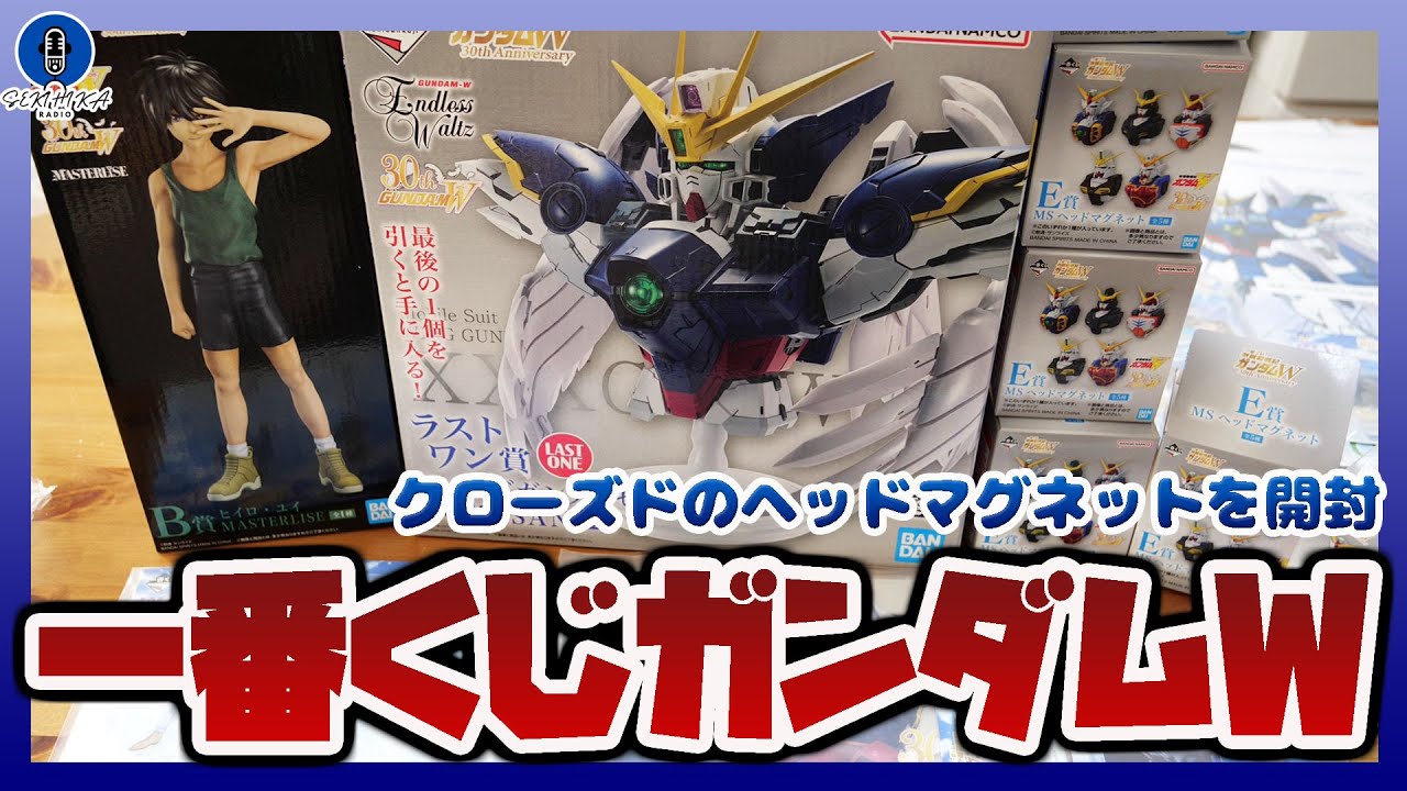 一番くじ】約3万円分の「新機動戦記ガンダムW 30th Anniversary」着弾