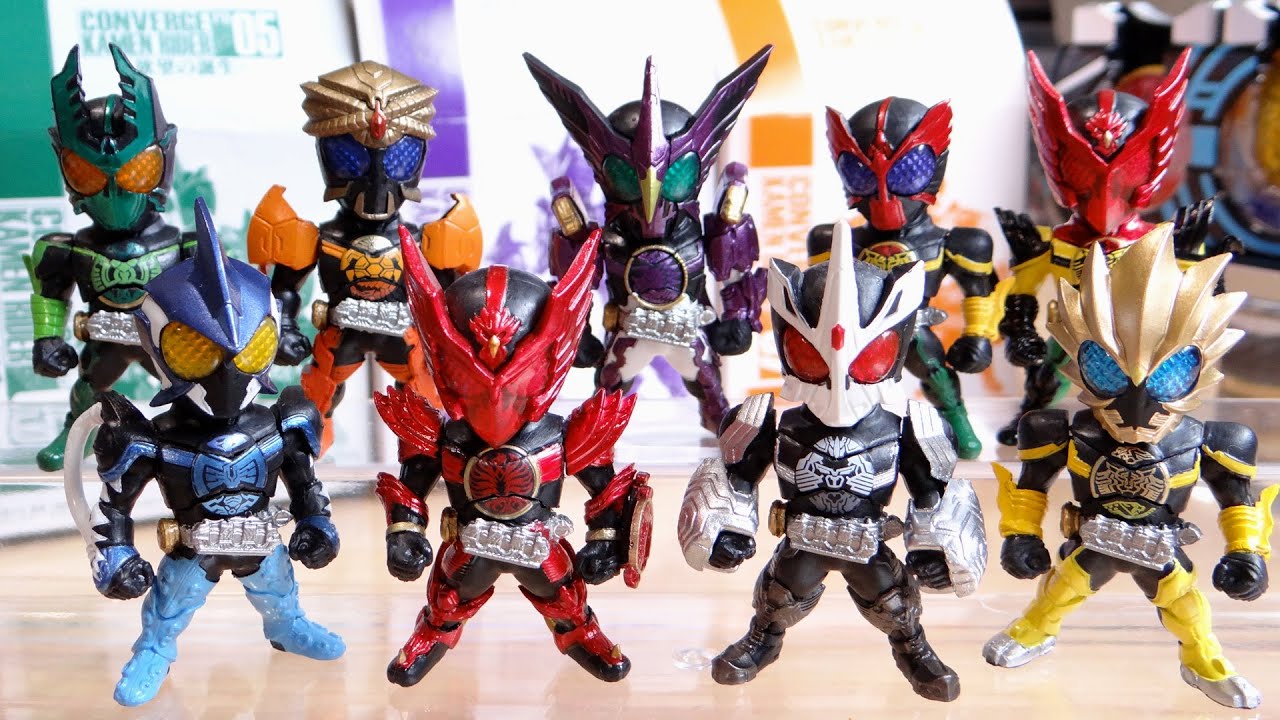 Premium Bandai Limited Converge Kamen Rider OOO Desire Full Set 05