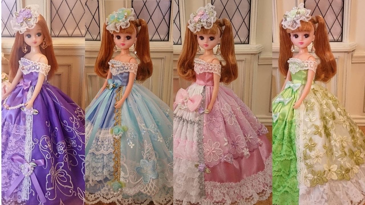 手作りリカちゃんドレス～スタンダート編～ドール服作家＊ネピコドレス