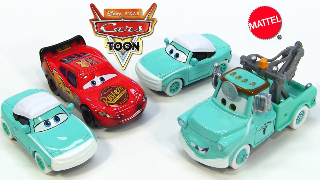 Disney Cars Toon Rescue Squad Mater Burnt Lightning McQueen Dr
