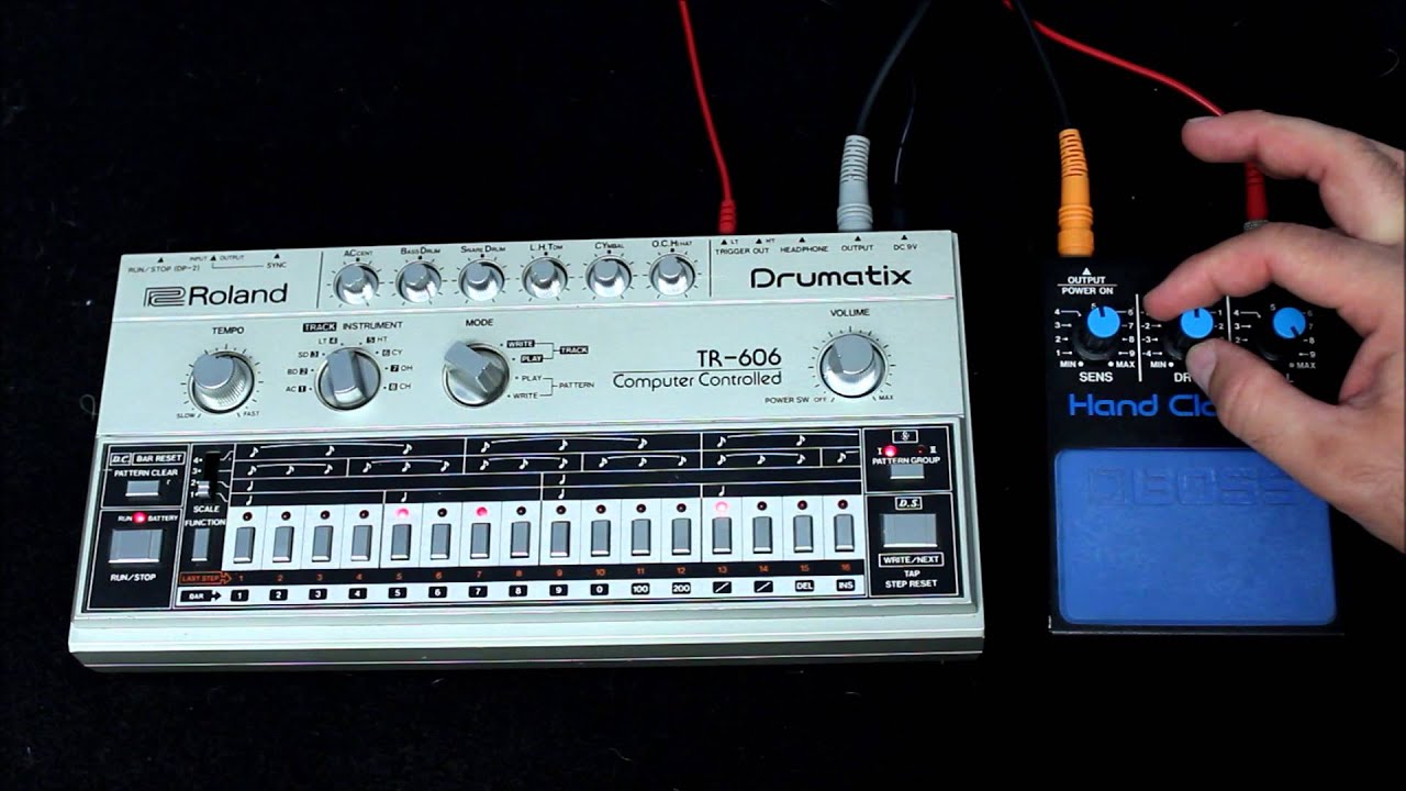 Boss HC-2 Hand Clapper Sound Demo with Roland TR-606 - YouTube