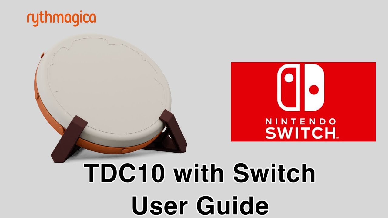 Rythmagica TDC10 ドラム コントローラーを使用して NS Switch で