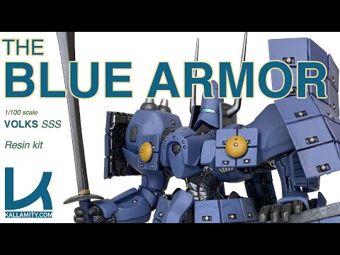 The Five Star Stories-1:100-青騎士(ブルーアーマー)- Volks resin