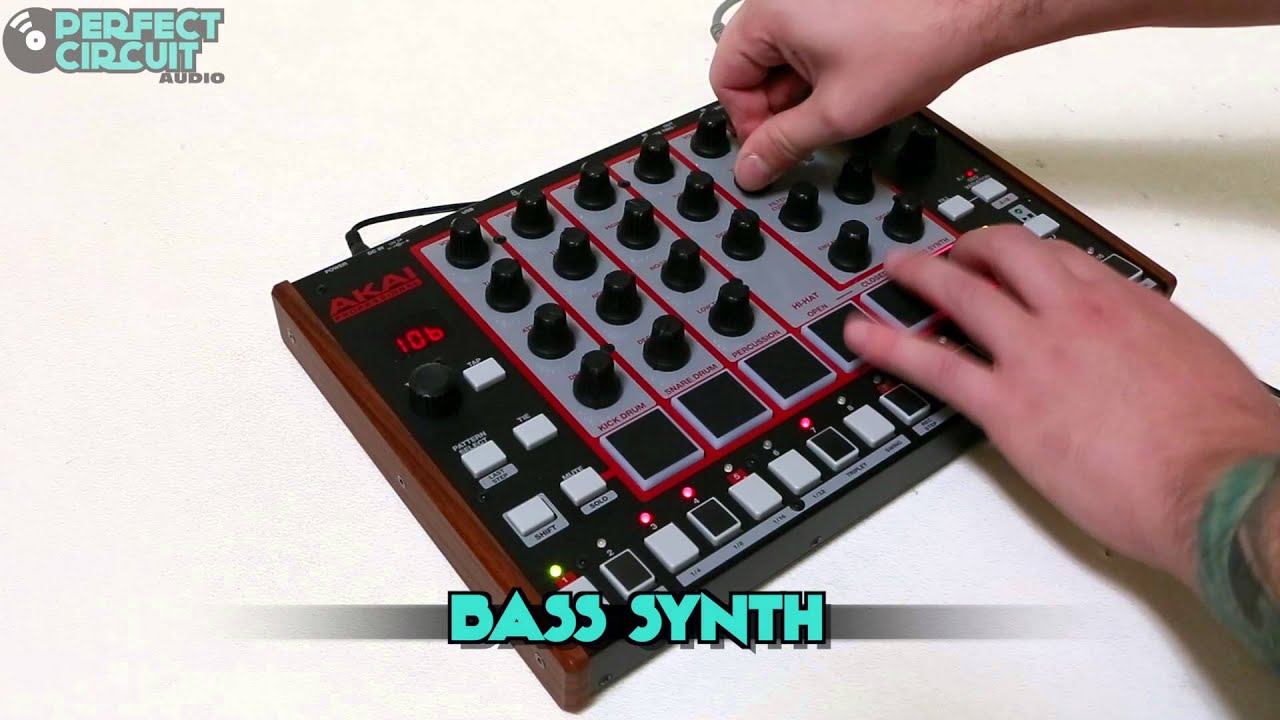 Akai Rhythm Wolf Demo - YouTube