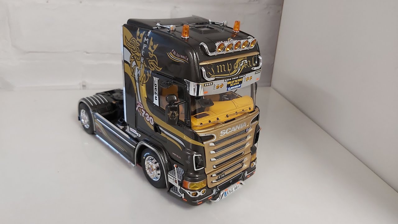 ITALERI Scania R730 V8 Imperial - YouTube