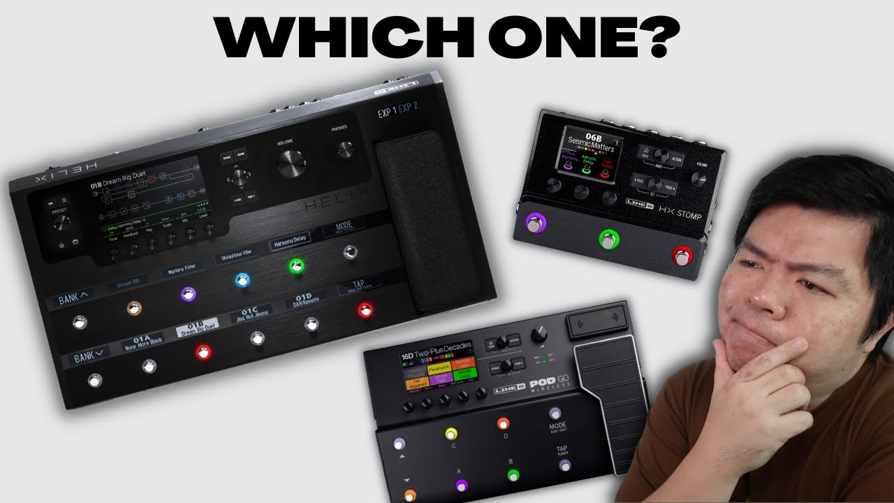 Comparing Line 6 Helix/HX Stomp/POD Go For Multi-instrument Input