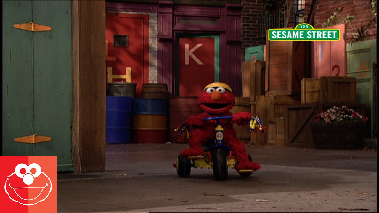 セサミストリート：エルモ三輪車にのる（日本語訳付き） - YouTube
