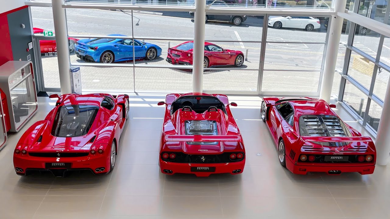 I Now Have The Keys To These Three Ferraris! F40 F50 Enzo - YouTube