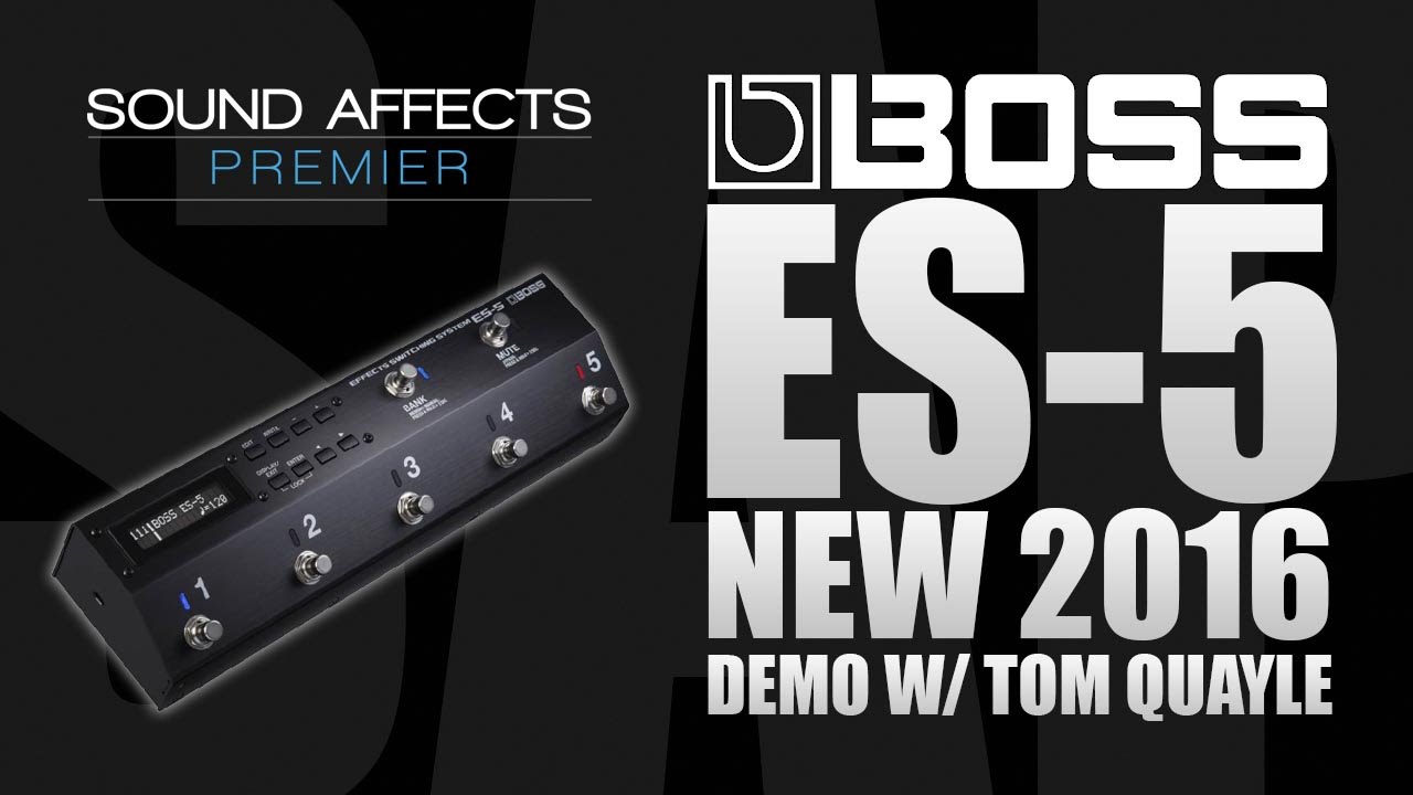 Boss ES-5 Effects Pedal Switching System (New 2016) - YouTube