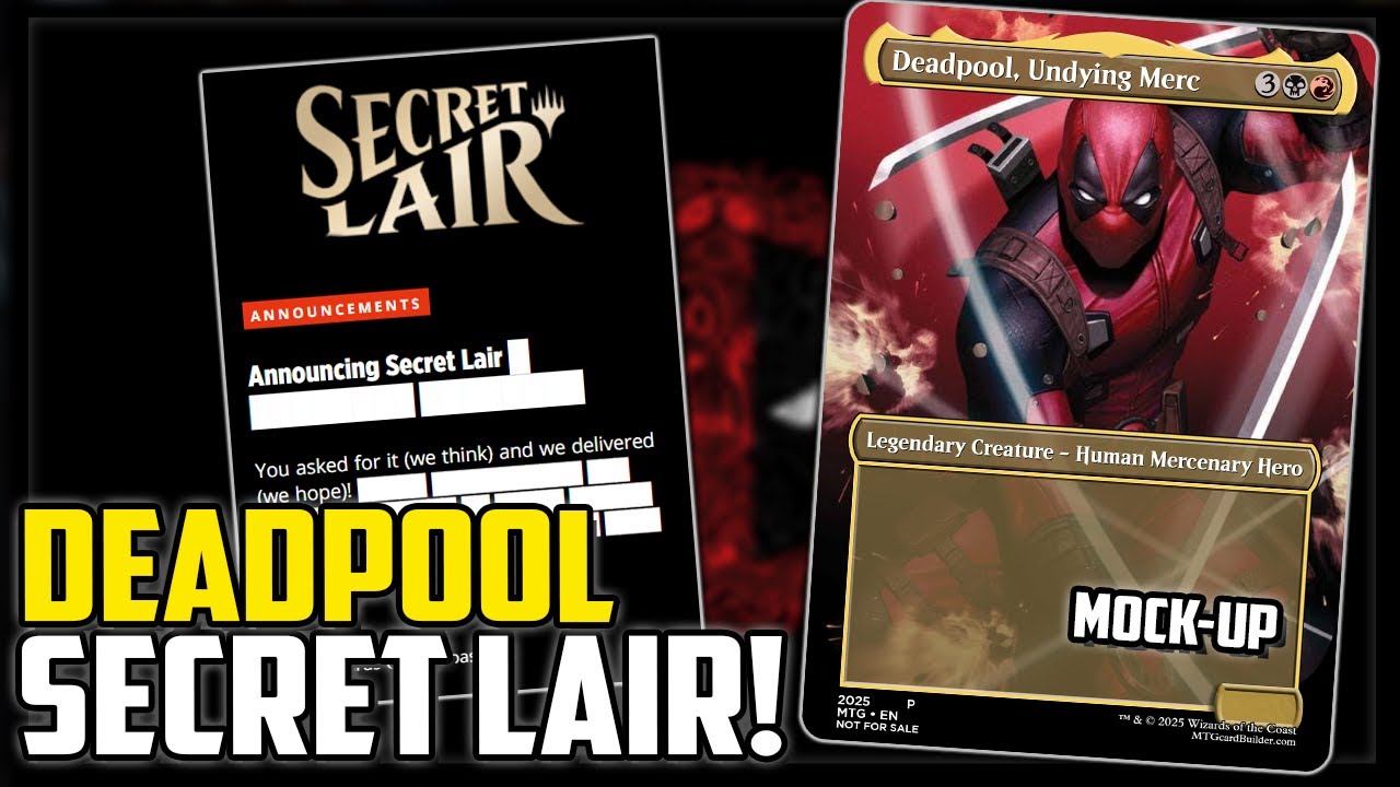 MASSIVE Deadpool Secret Lair REVEALED! - New Marvel Crossover