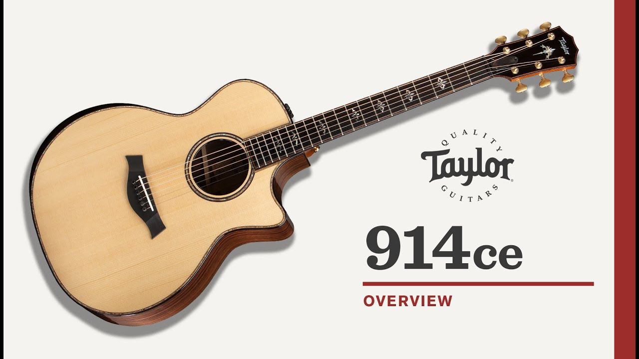 Platinum Taylor 914ce V-Class Grand Auditorium Acoustic-Electric