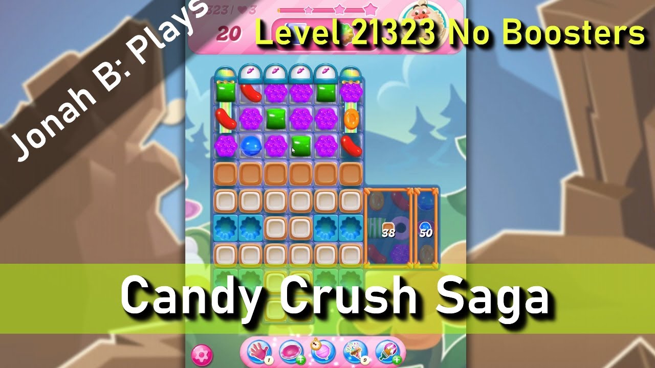 Candy Crush Saga Level 21323 No Boosters - YouTube