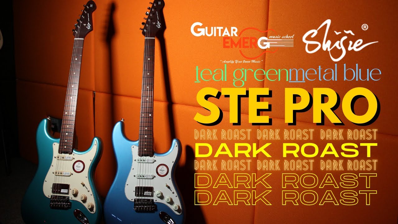Shijie Guitars STE (Metal Blue With Dark Roasted Maple Neck) - YouTube