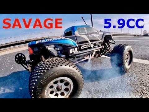 HPI Savage XL K5.9 - Nitro Brings all the Fans to the Yard. The