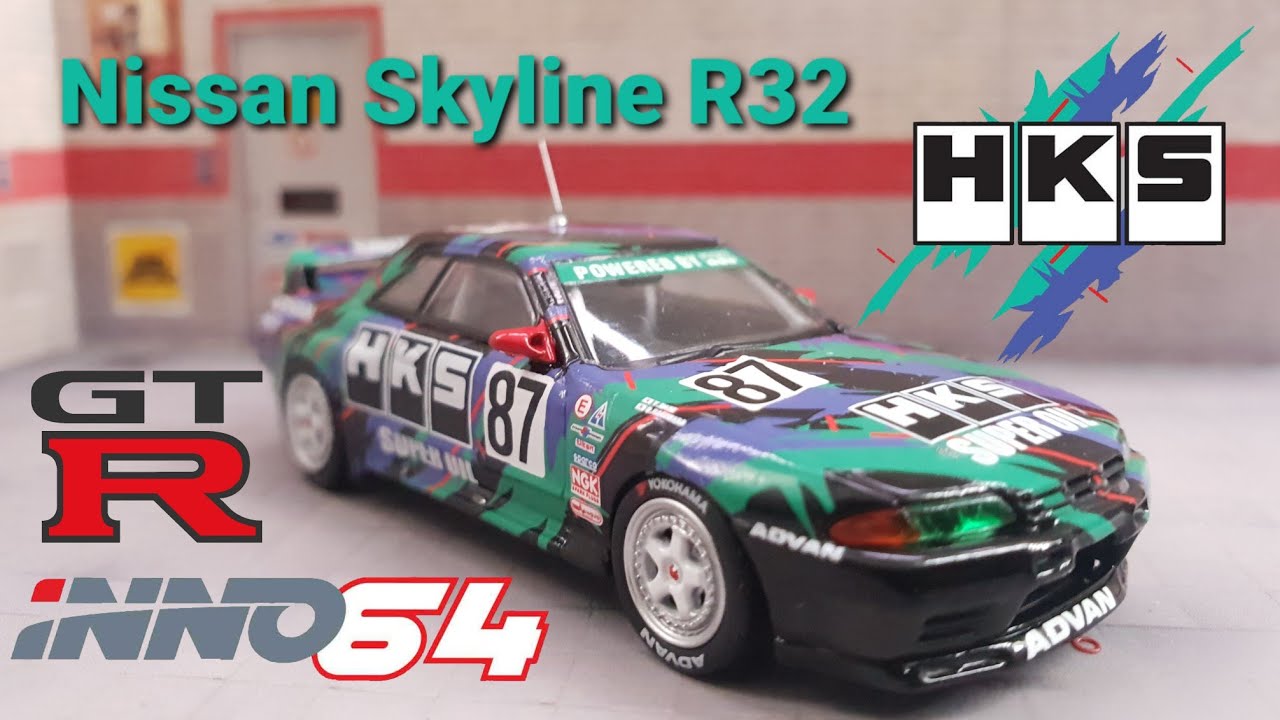 Nissan Skyline GTR R32 HKS JTCC 1993 by Inno64 | UNBOXING and