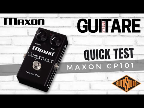 MAXON CP101 COMPRESSOR + FENDER ERIC JOHNSON STRAT + FENDER