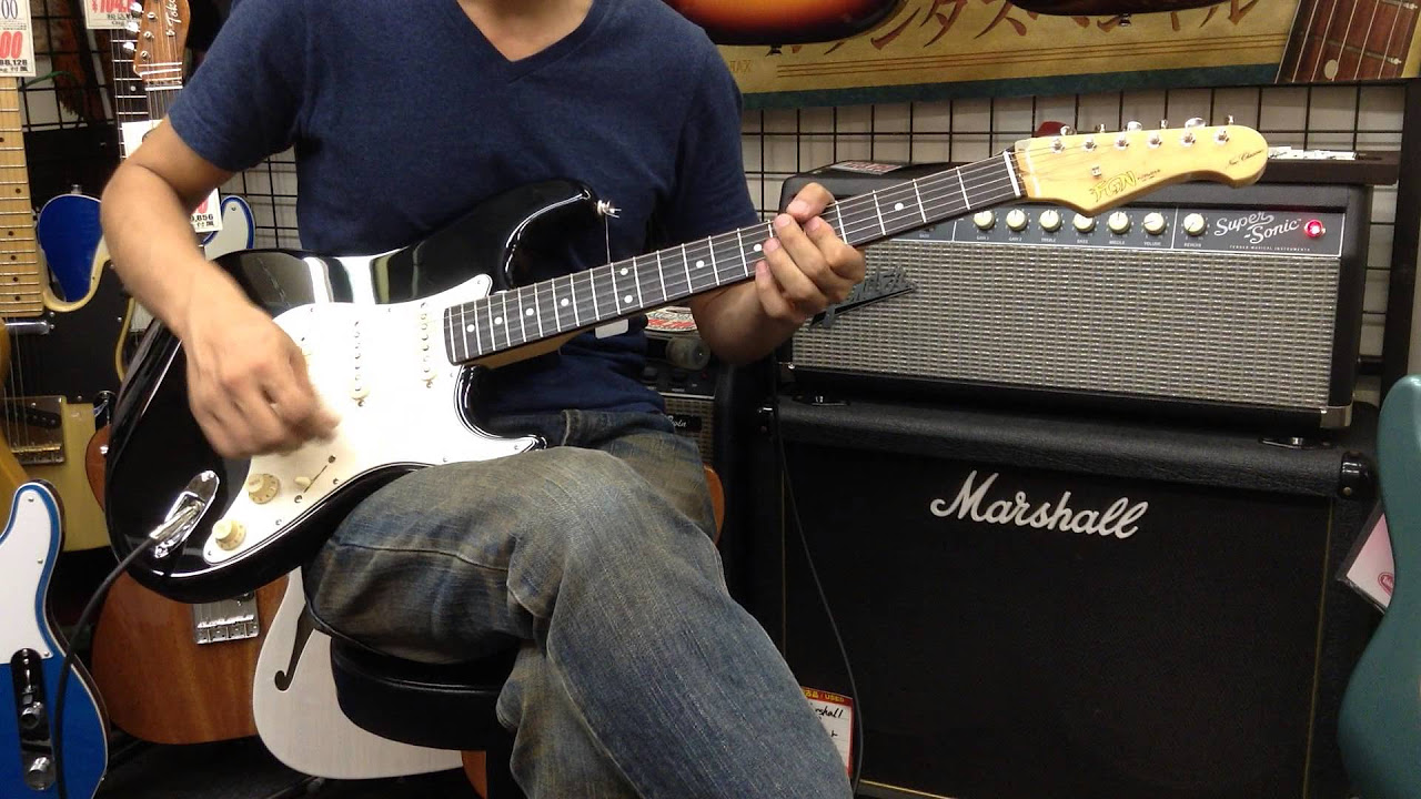 FgN (Fujigen) NCST-20R BK MOD AMBER Pick Ups 