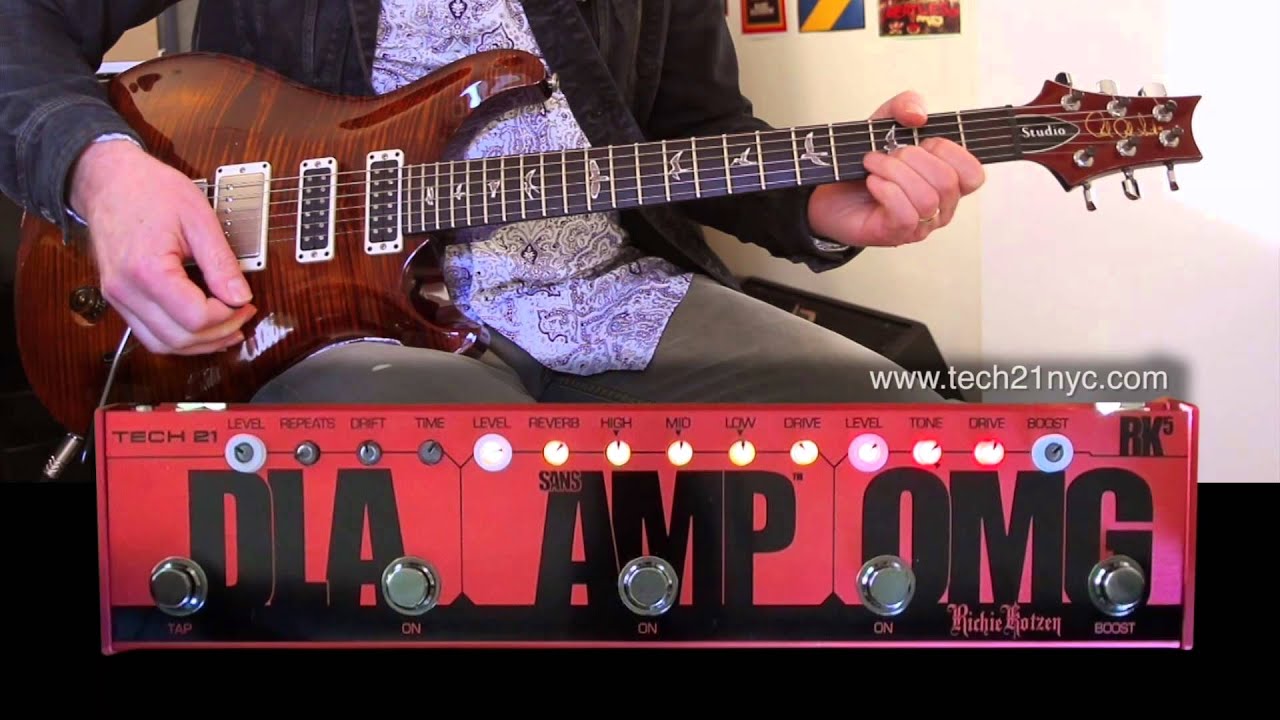 Tech 21 NYC: Richie Kotzen RK5 SansAmp - Direct - YouTube