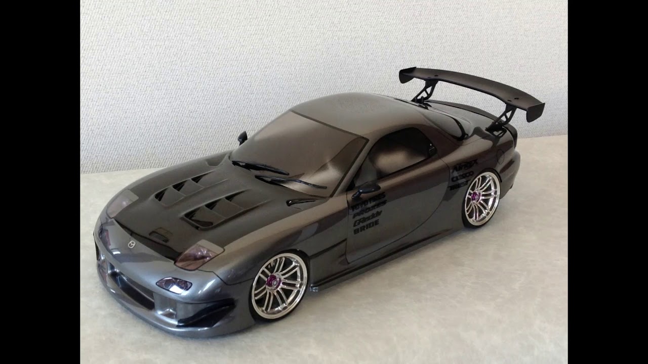 ラジコンボディ制作】ヨコモ RE雨宮 FD3S ガンメタ 完成画像集