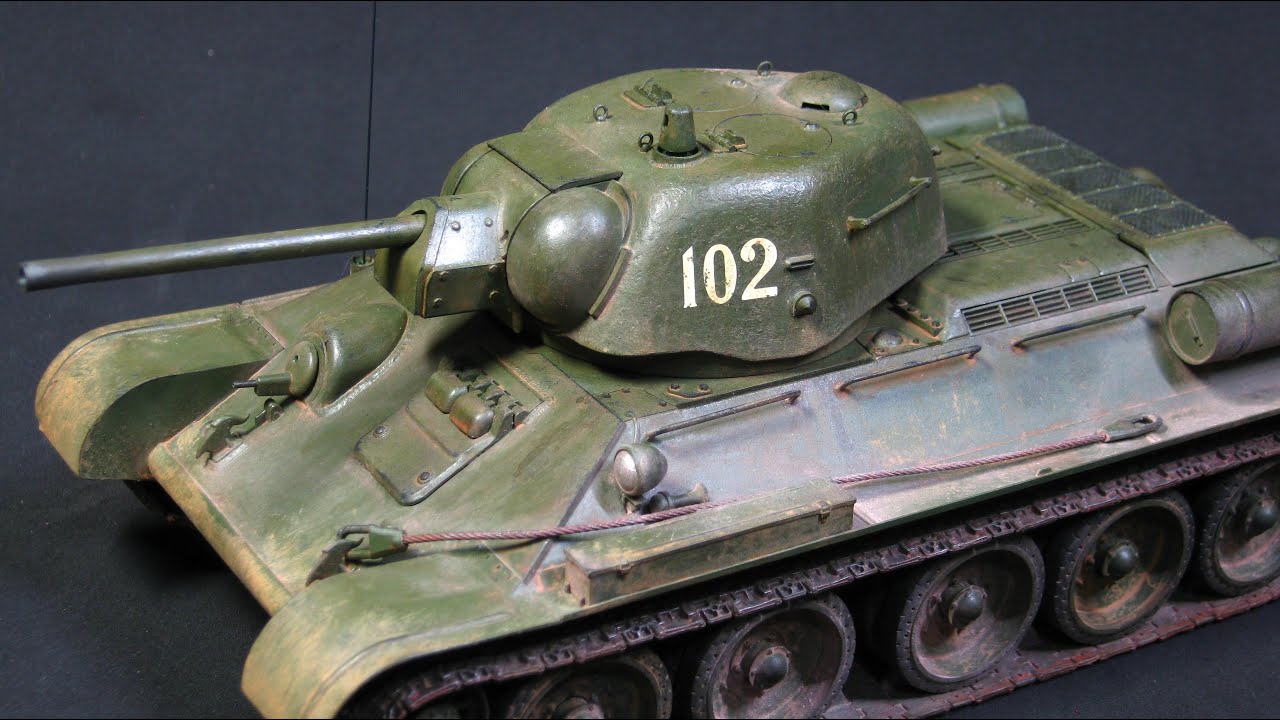 タミヤ 1/35 ソビエト T34/76戦車 1943年型 チェリヤビンスク