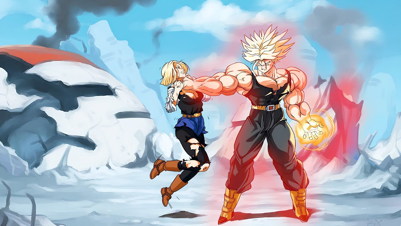 トランクスと人造人間17号・18号の最終決戦, The final battle between