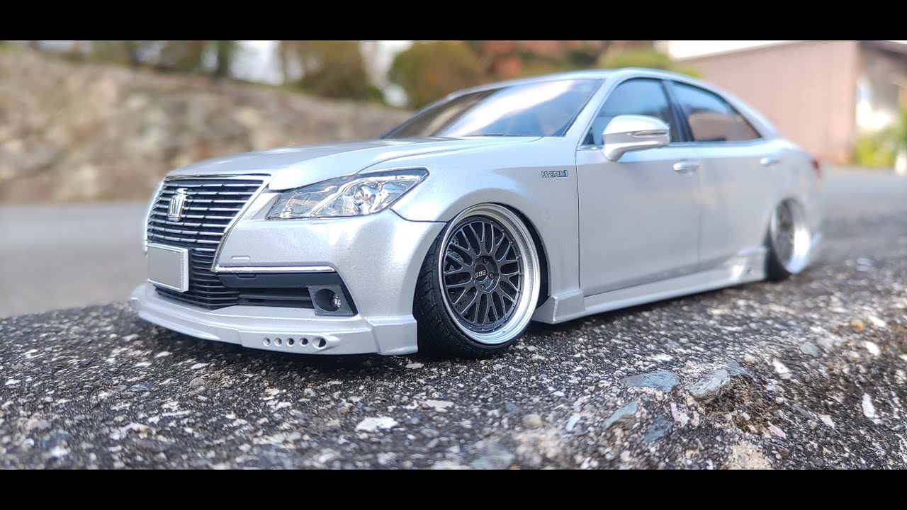 アオシマ プラモデル 1/24 ブレーンX10トヨタ AWS210 クラウン