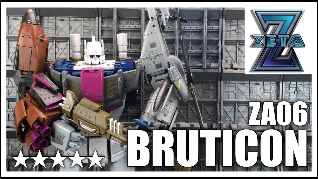 Zeta Toys ZA06 BRUTICON Boxset Transformers Masterpiece Bruticus