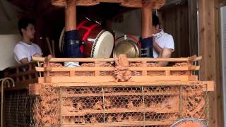 だんじり囃子 練習風景：岸和田 大工町 - YouTube