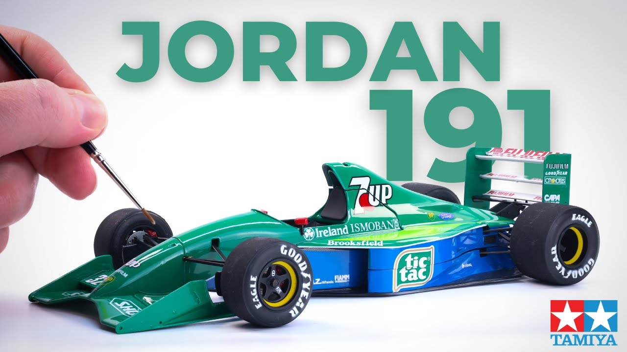 Building My First Ever Car Model - Tamiya 1/20 Jordan 191 - YouTube