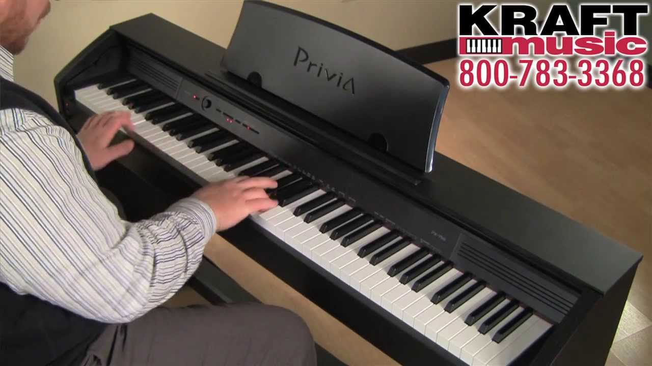 Kraft Music - Casio Privia PX-750 Digital Piano Demo with Adam