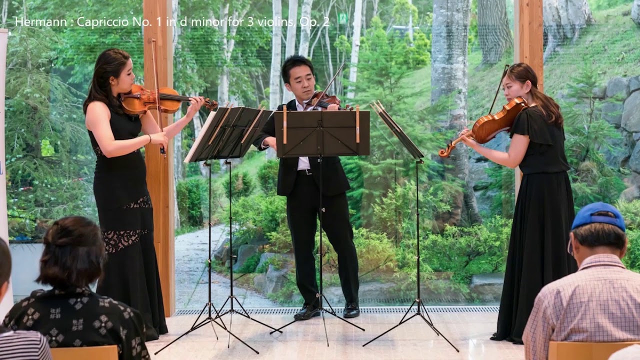 Hermann: Capriccio No. 1 in d minor for 3 violins, Op. 2 [PMF