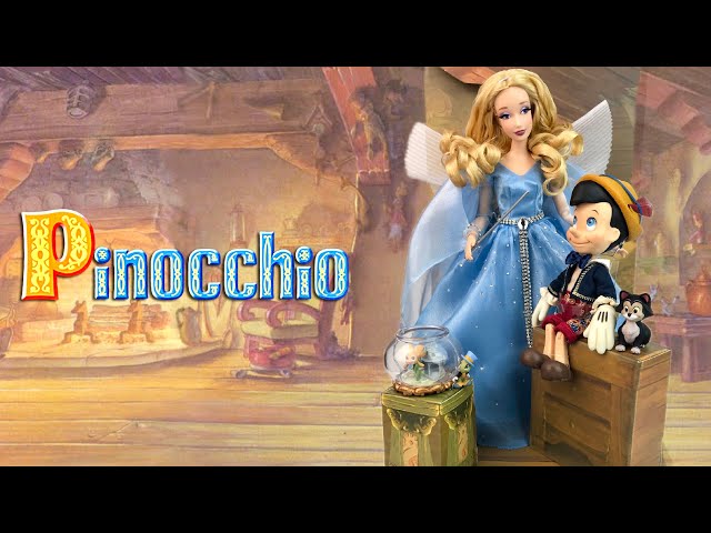 D23 Exclusive Pinocchio and the Blue Fairy Designer doll Set - YouTube