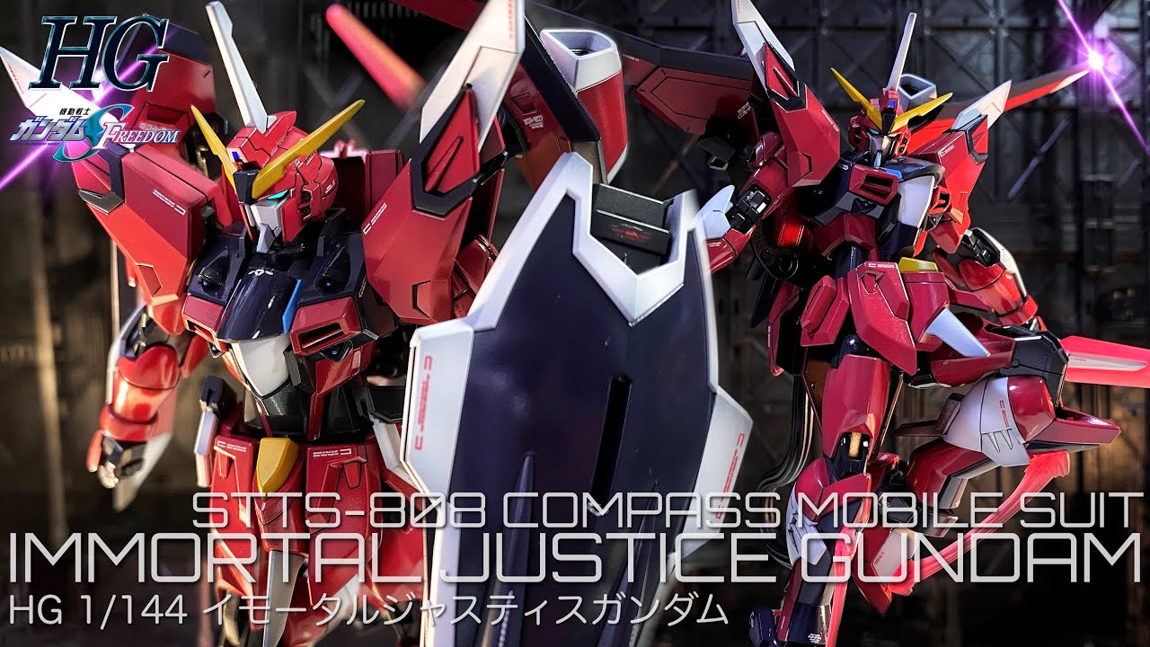 Fully painted Gunpla] Check out my HG Immortal Justice Gundam