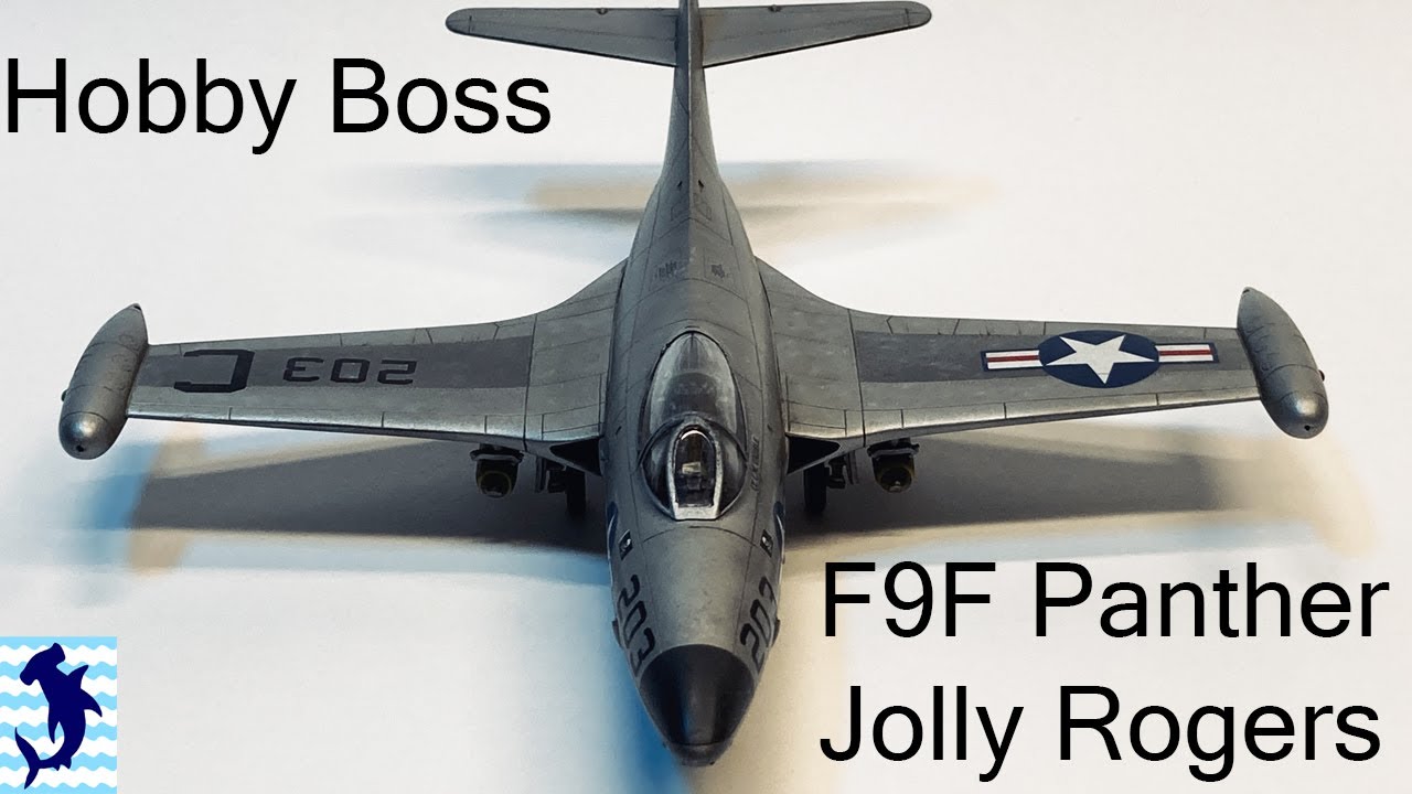 Hobby Boss F9F Panther 1/72 Scale Full Build | Jolly Rogers - YouTube