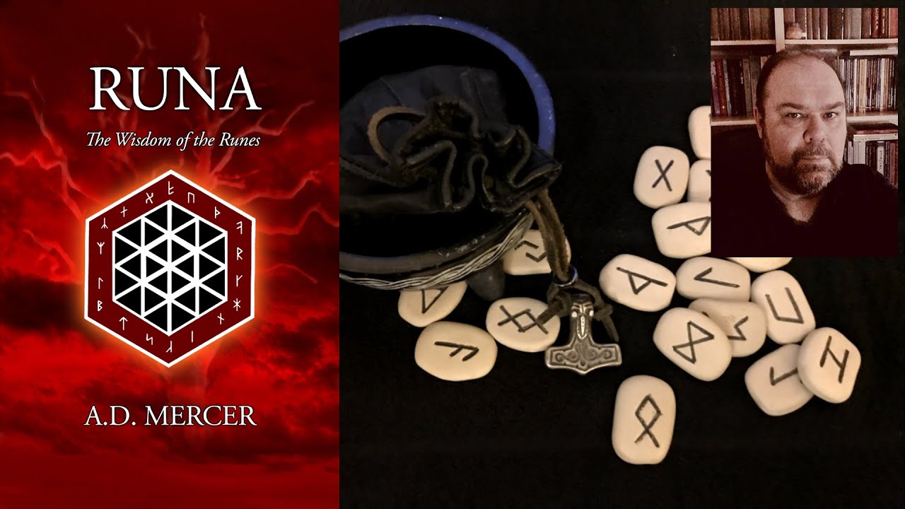 RUNA: The Wisdom of the Runes by A.D. Mercer - SIGNED Fine Deluxe