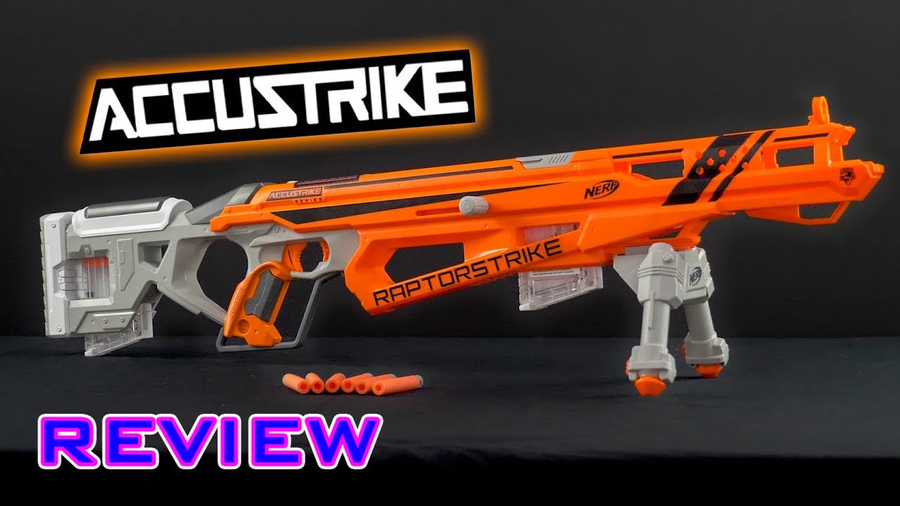 REVIEW] Nerf Accustrike Raptorstrike Unboxing, Review, & Firing