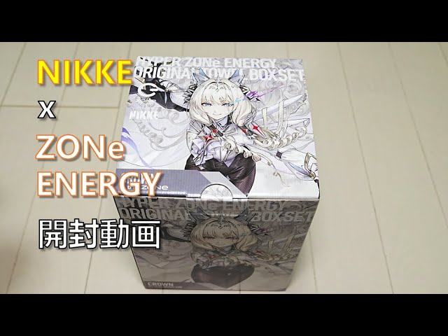 開封動画】NIKKE × ZONe ENERGY オリジナルタオル限定パック（クラウン