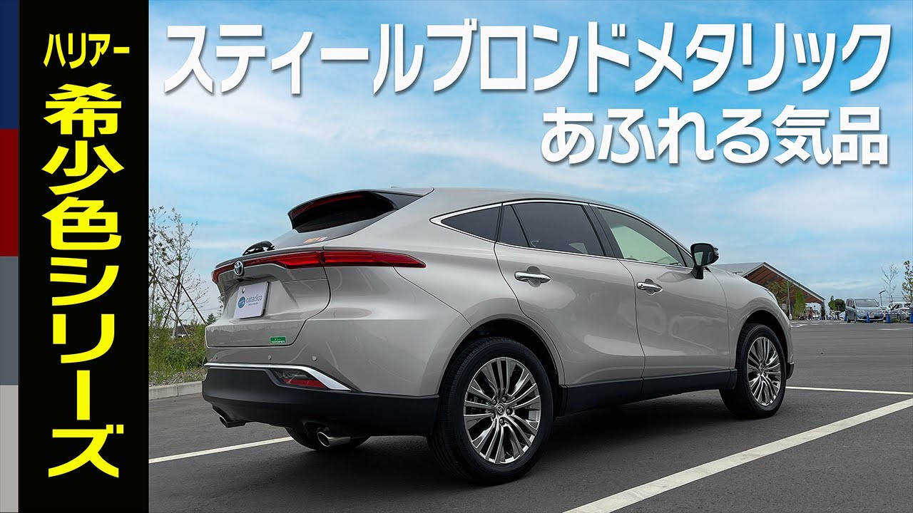 新型ハリアー】希少色シリーズ第5弾「スティールブロンドメタリック