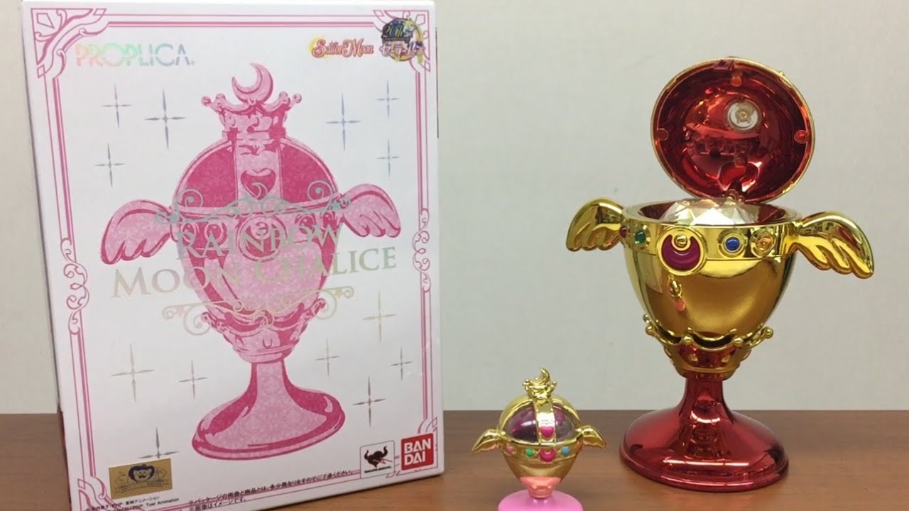 sailer moon proplica rainbow moon chalice review - YouTube
