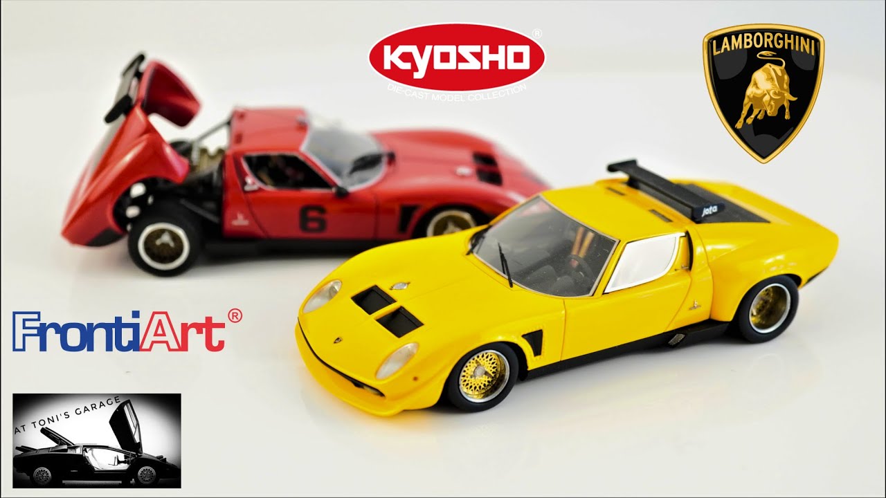 LAMBORGHINI MIURA JOTA SVR - Kyosho VERSUS FrontiArt - YouTube