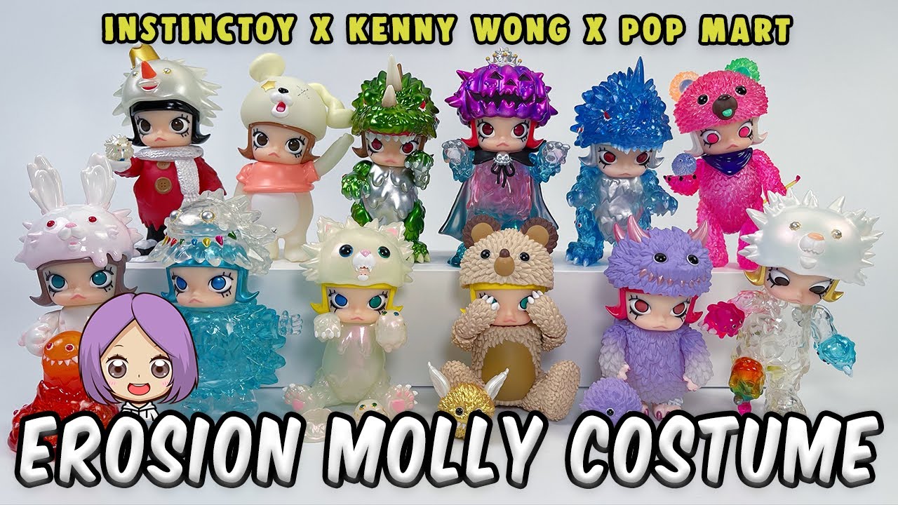 Molly X Instinctoy | POP MART | Kenny Wong | Erosion Molly Costume