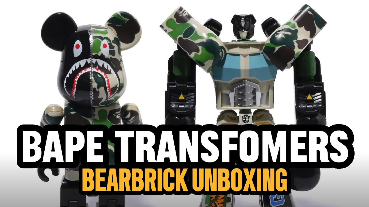 BAPE Bearbrick 400% Transformers Optimus Prime - Unboxing and