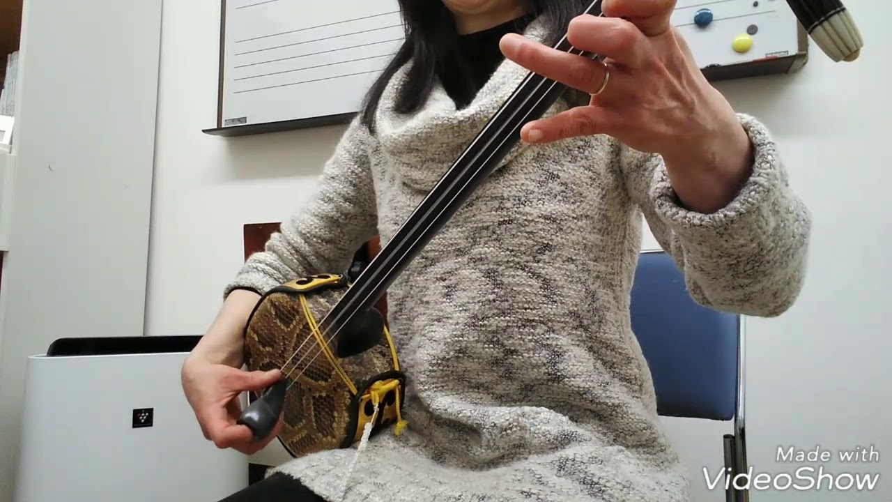 おうちで三線（初心者向け)島唄三線のみ - YouTube