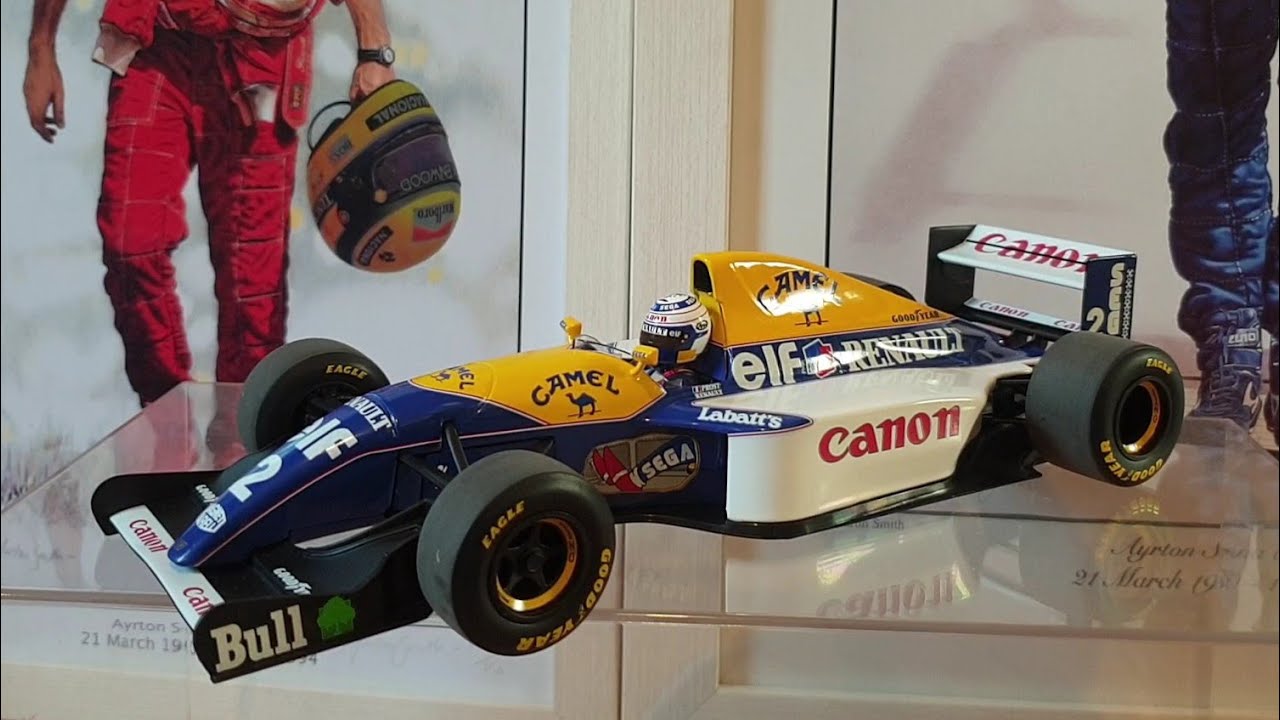 1/18 Alain Prost 1993 Camel Williams FW15C Renault - F1 World